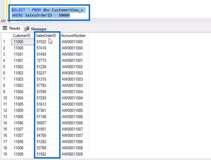 Jadual Dan Pandangan SQL Temp Untuk Pengguna LuckyTemplates