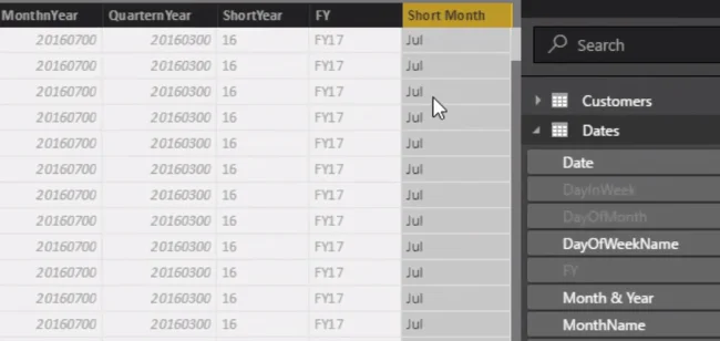 Membandingkan Lajur Dikira Dan Ukuran Dalam LuckyTemplates