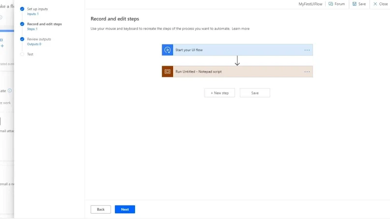 Input Aliran UI Dalam Microsoft Power Automate