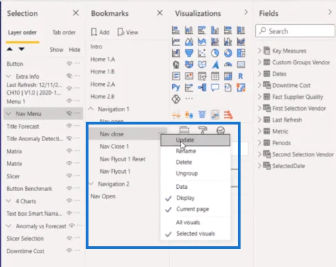 Menu Navigasi Dinamik Menggunakan Penapis LuckyTemplates