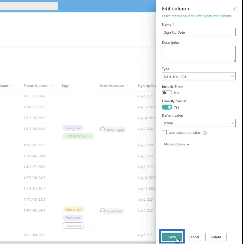 คอลัมน์จากการคำนวณใน SharePoint |  ภาพรวม