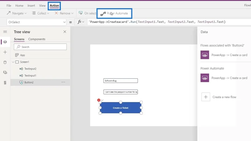 Penyepaduan PowerApps Dalam Microsoft Power Automate