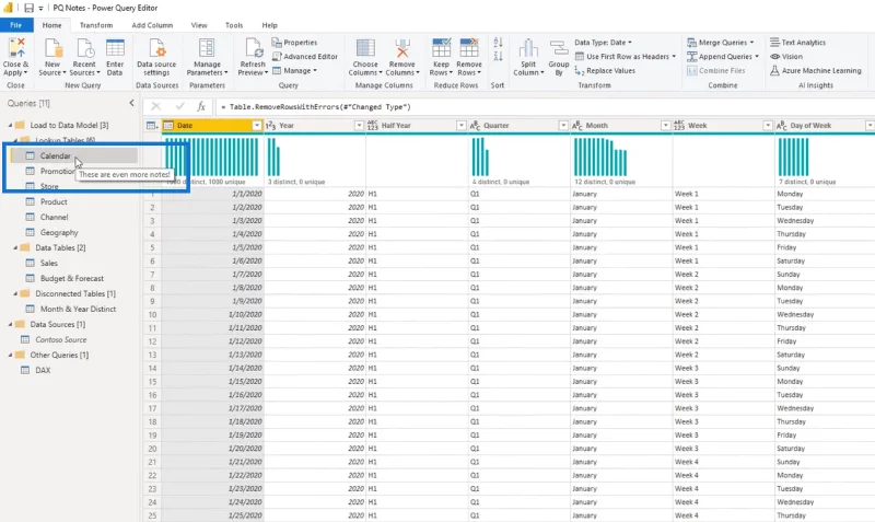 Power Query: Cara Menambah Nota dengan Pantas