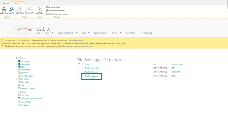 Cara Memberi SharePoint Akses Baca Sahaja Kepada Pengguna