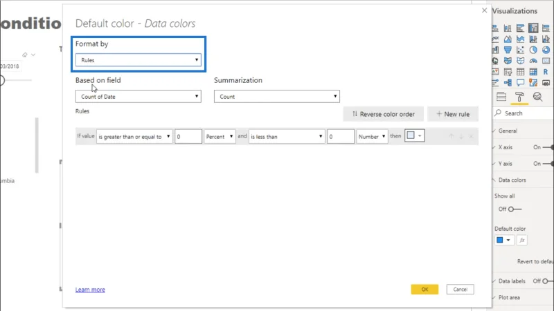แสดงข้อมูลเชิงลึกที่ไม่ซ้ำใครโดยใช้การจัดรูปแบบตามเงื่อนไขใน LuckyTemplates