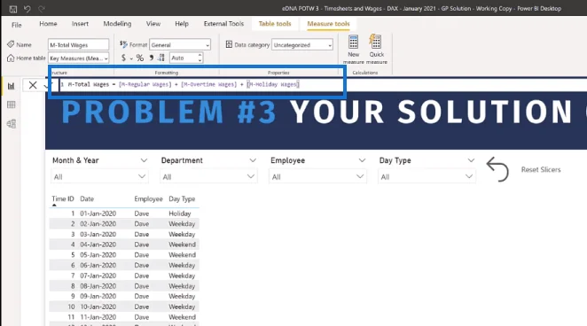 LuckyTemplates Timesheet & Wages DAX Solutions