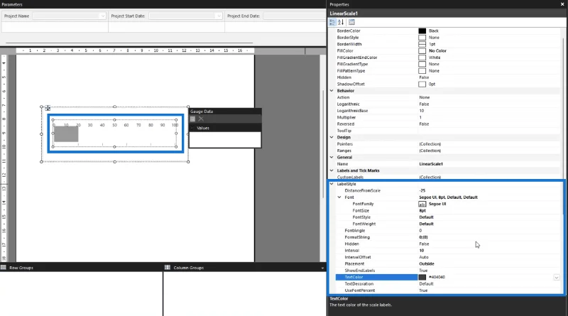 Cipta Carta Gantt Dalam LuckyTemplates Report Builder