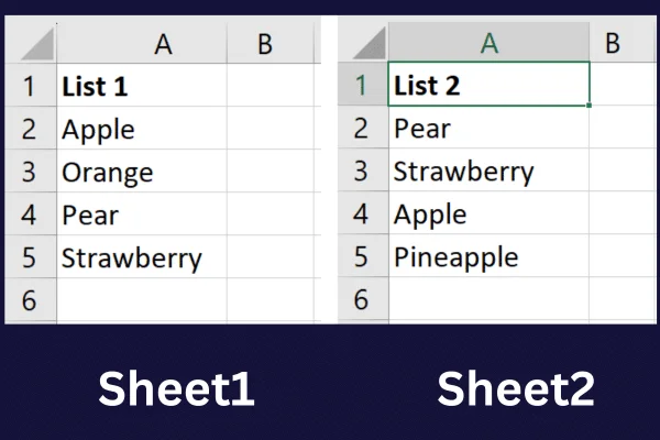 Cara Membandingkan Dua Helaian Excel Untuk Pendua: 5 Cara Pantas