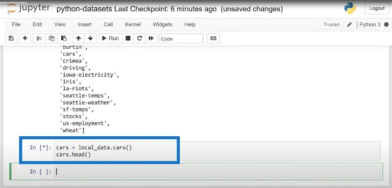 Cara Memuatkan Contoh Set Data Dalam Python
