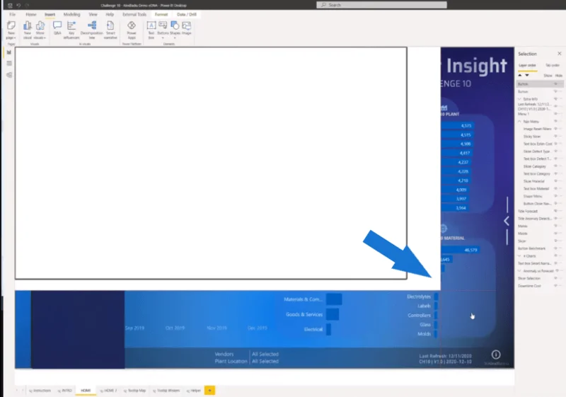 Menu Navigasi Dinamik Menggunakan Penapis LuckyTemplates