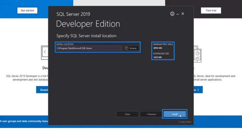 Muat Turun Dan Pemasangan Pelayan SQL