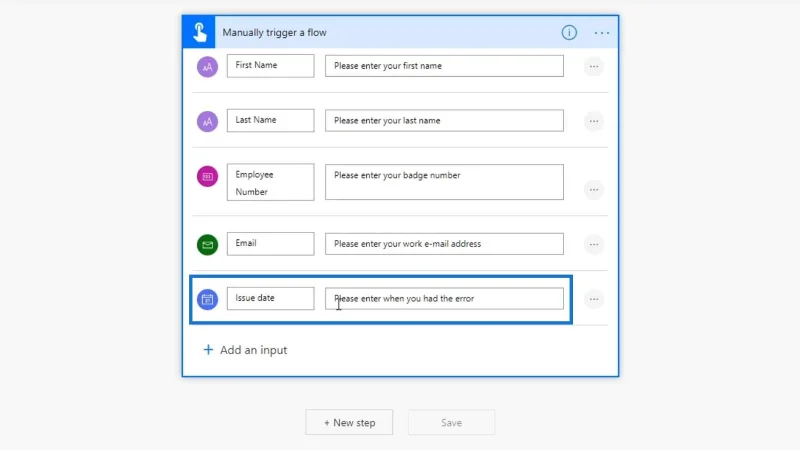 Input Aliran Kerja Dalam Microsoft Power Automate