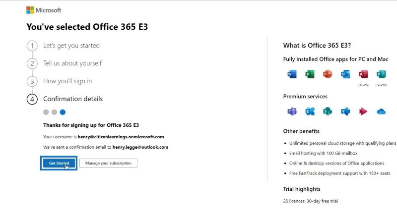 Tutorial MS SharePoint: Penciptaan Akaun