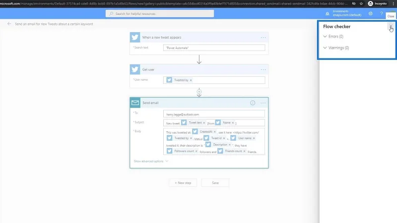 Automatisierter Ablauf in Microsoft Power Automate