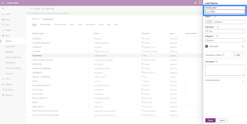 Entiti PowerApps: Cara Menambah Pelbagai Jenis Medan