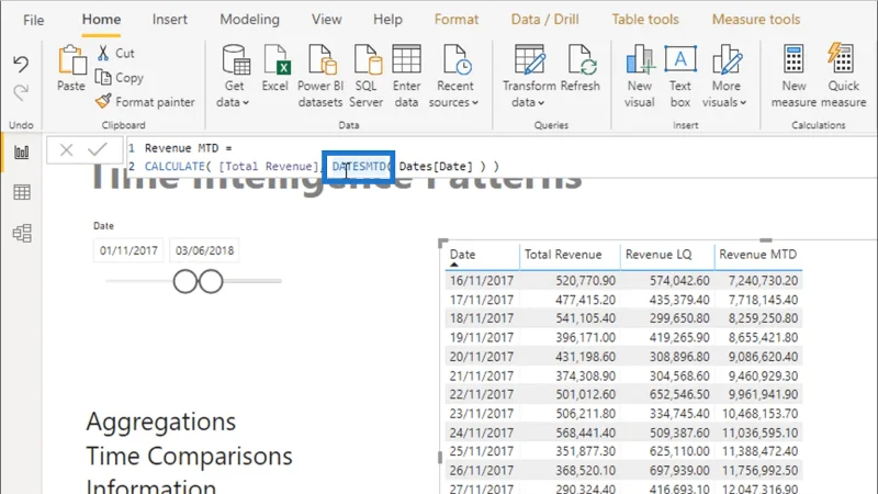 Patrones comunes de inteligencia de tiempo utilizados en LuckyTemplates