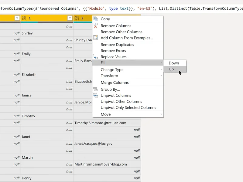 Modulo Power Query: Cara Mengendalikan Data Bertindan