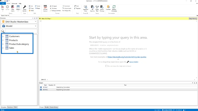Keselamatan Tahap Baris & Keselamatan Tahap Objek Dalam LuckyTemplates DAX Studio
