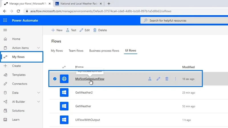 Selenium IDE Dalam Aliran UI Power Automate