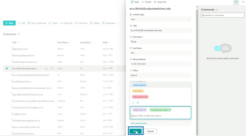 Menambah Medan Pilihan SharePoint Dalam Senarai