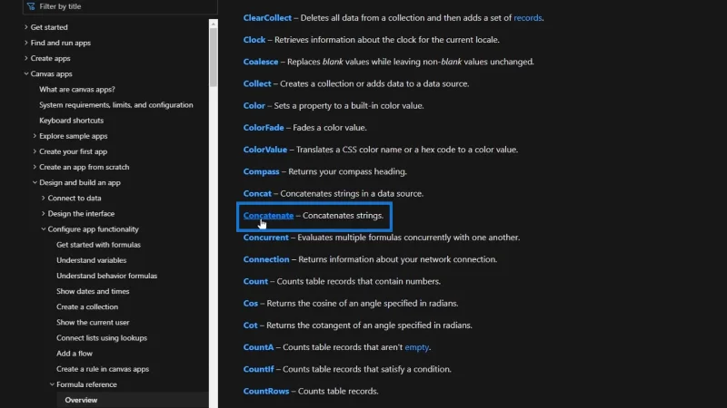 Fungsi Dan Formula PowerApps |  Satu Pengenalan