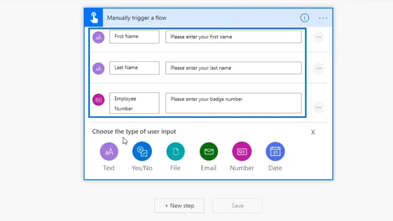 Input Aliran Kerja Dalam Microsoft Power Automate