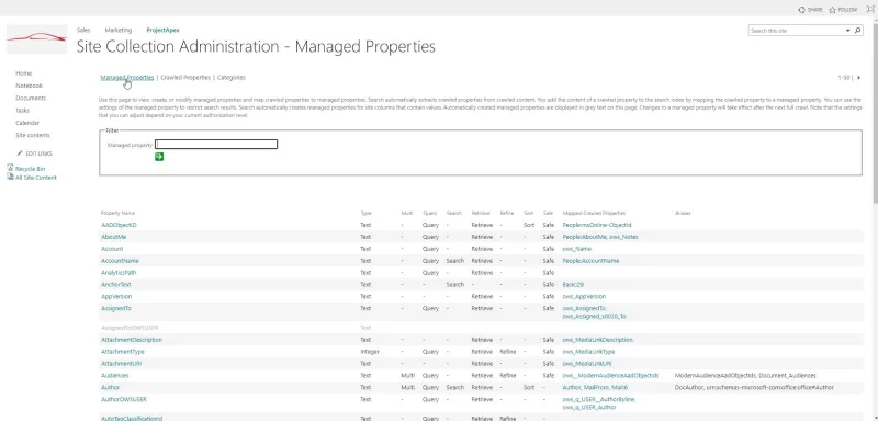 Fungsi Carian SharePoint