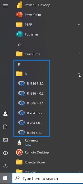 Pasang R LuckyTemplates: Memuat turun R Dan RStudio